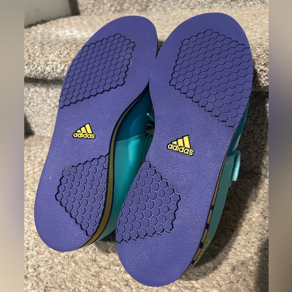 Adidas Powerlift 3.1 size 7.5 blue/purple/yellow - Picture 6 of 7